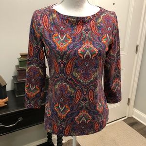 Talbots Paisley T-Shirt